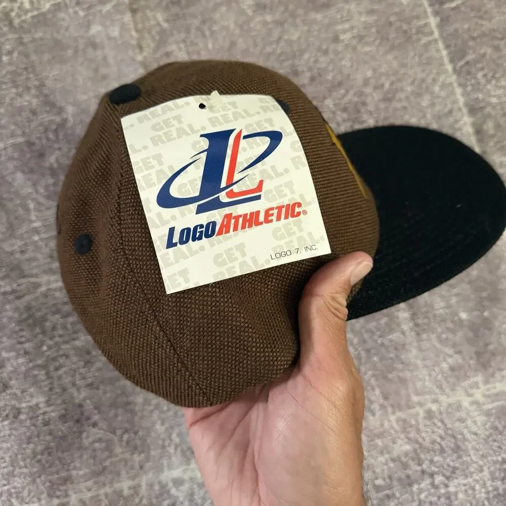 NWT Men's Vintage 90's Logo Athletic Colorado Buffaloes Brown Dome Snapback Hat